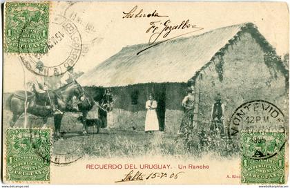 Uruguay 1905 Ranch to Reval Tallinn Estonia