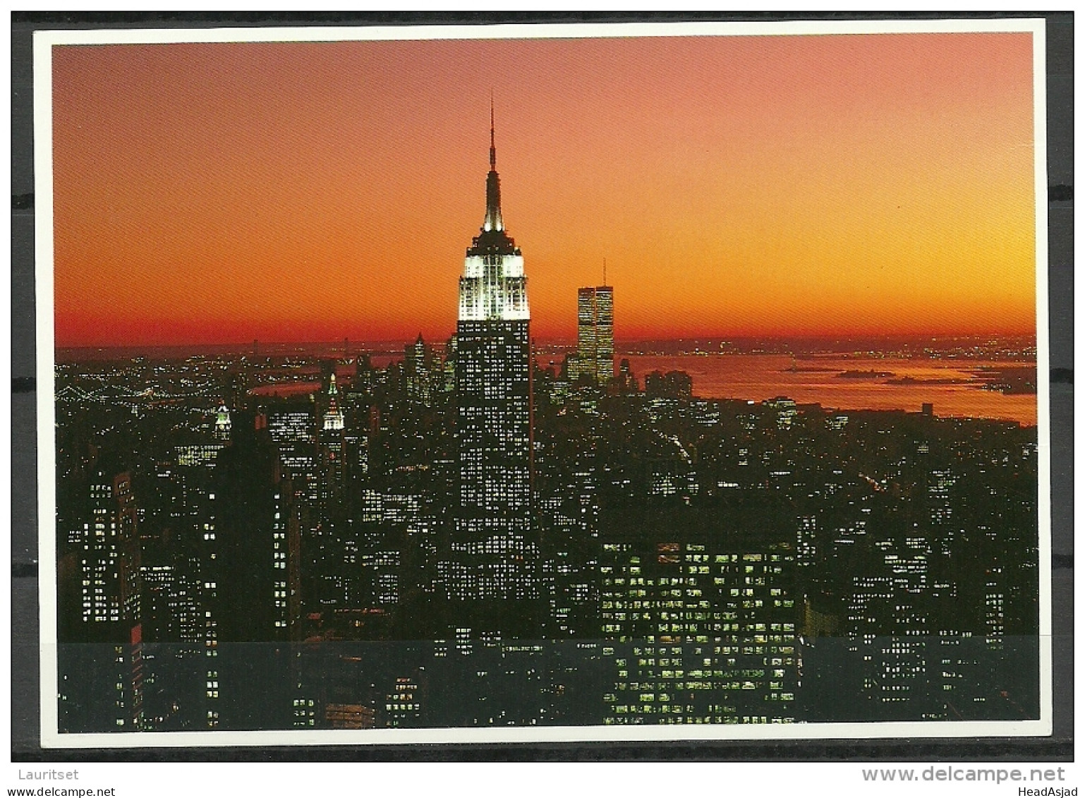 USA 1985 New York Empire State Building Rockefeller Center Manhattan unused