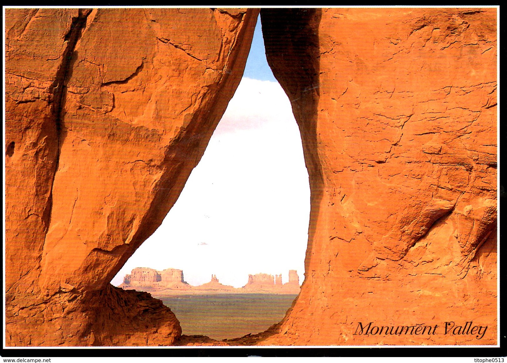 USA. Carte postale écrite. Monument Valley.