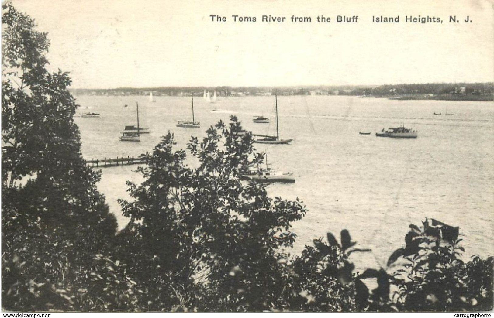 USA Toms River from Bluff Island Heights NJ