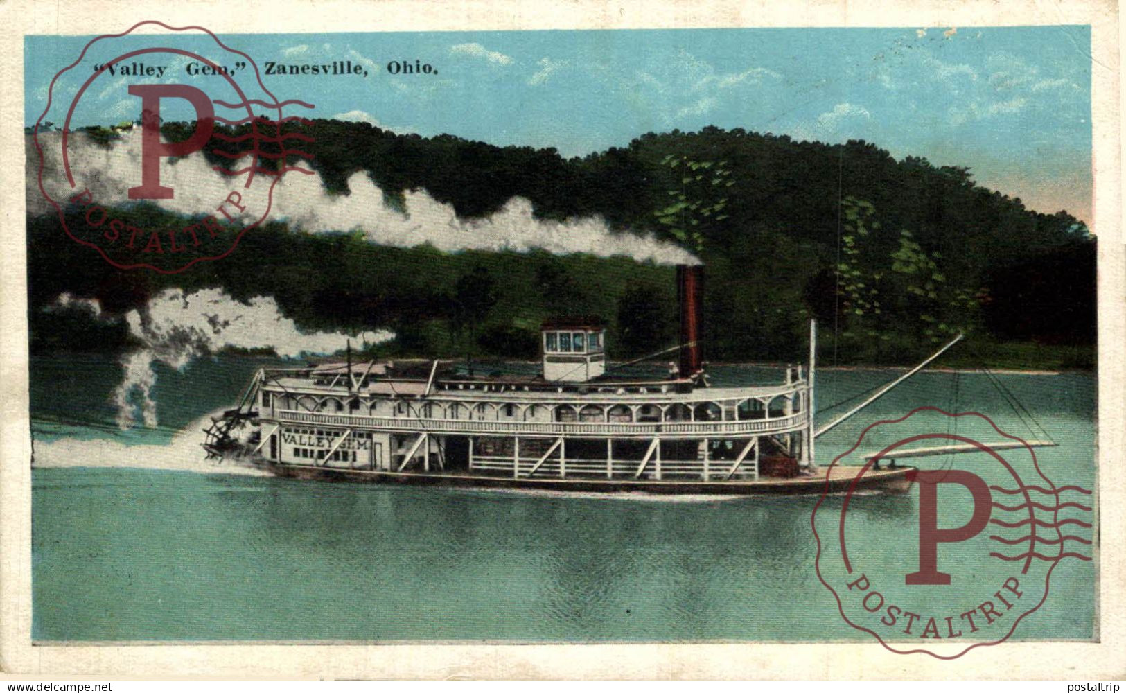 USA. ZANESVILLE, OHIO. VALLEY GEM. BARCO, BATEU, SHIP