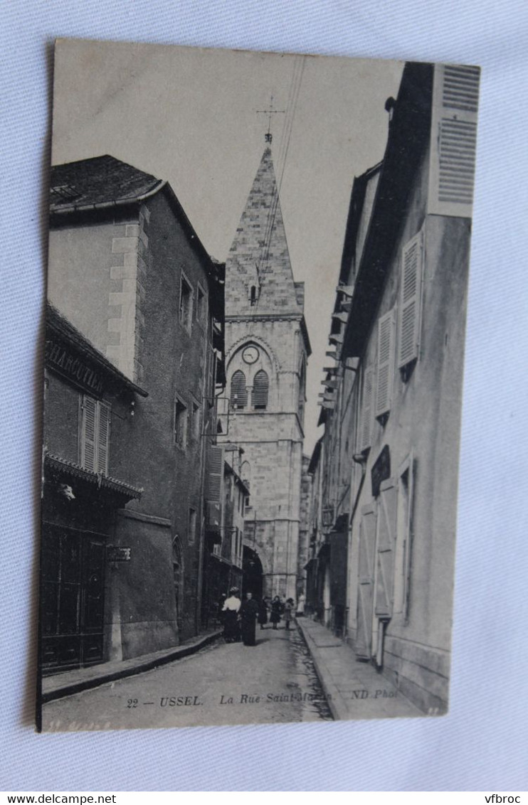 Ussel, la rue saint Martin, Corrèze 19