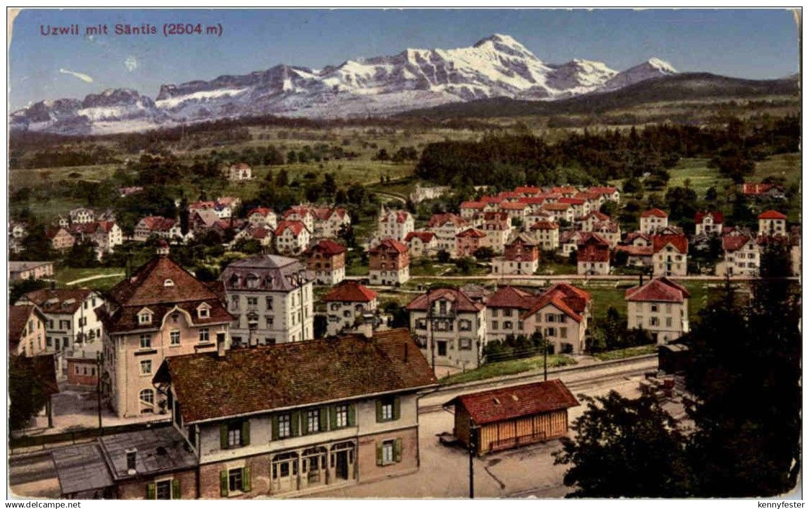 Uzwil mit Säntis