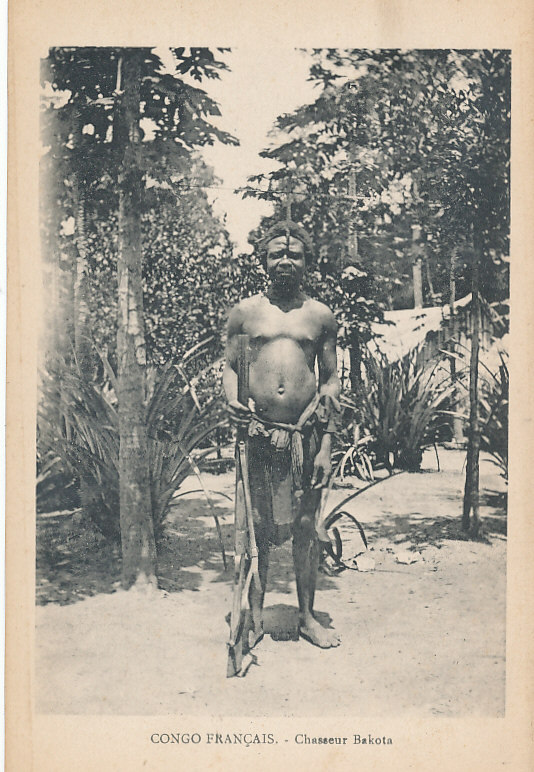 V 347/CPA      CONGO FRANCAIS -    CHASSEUR BAKOTA