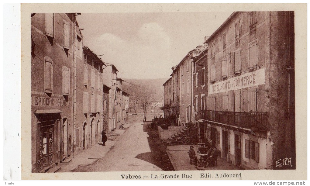 VABRES LA GRANDE RUE CAFE DU COMMERCE