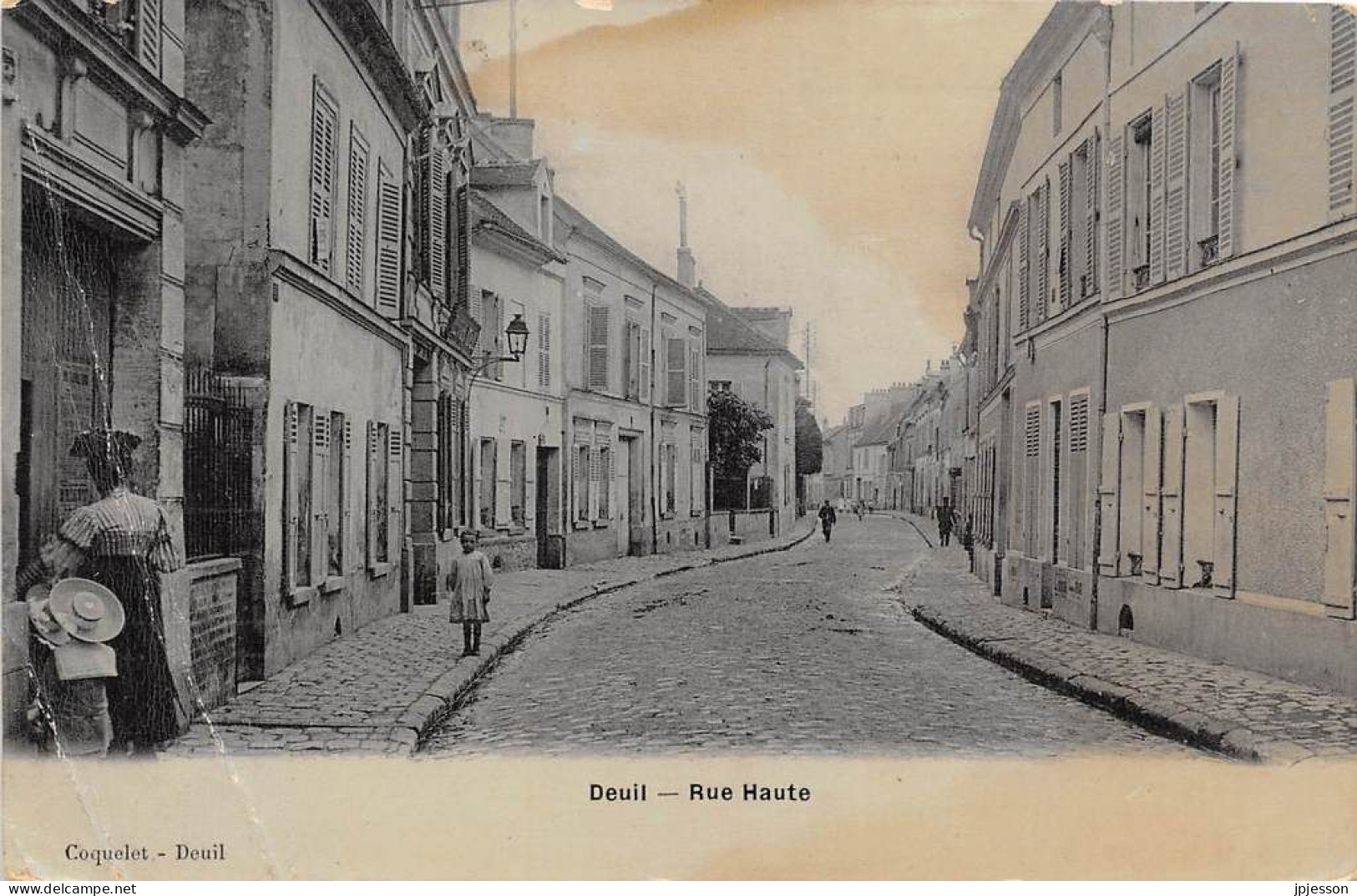 VAL D'OISE  95 DEUIL LA BARRE - DEUIL - RUE HAUTE