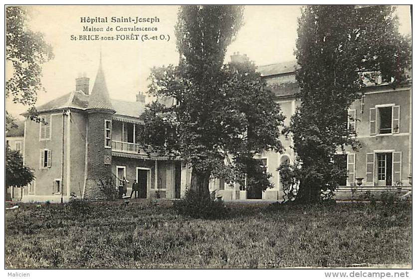 val d oise  - ref D566 - saint brice sous foret - st brice sous foret - hopital saint joseph - maison de convalescence -