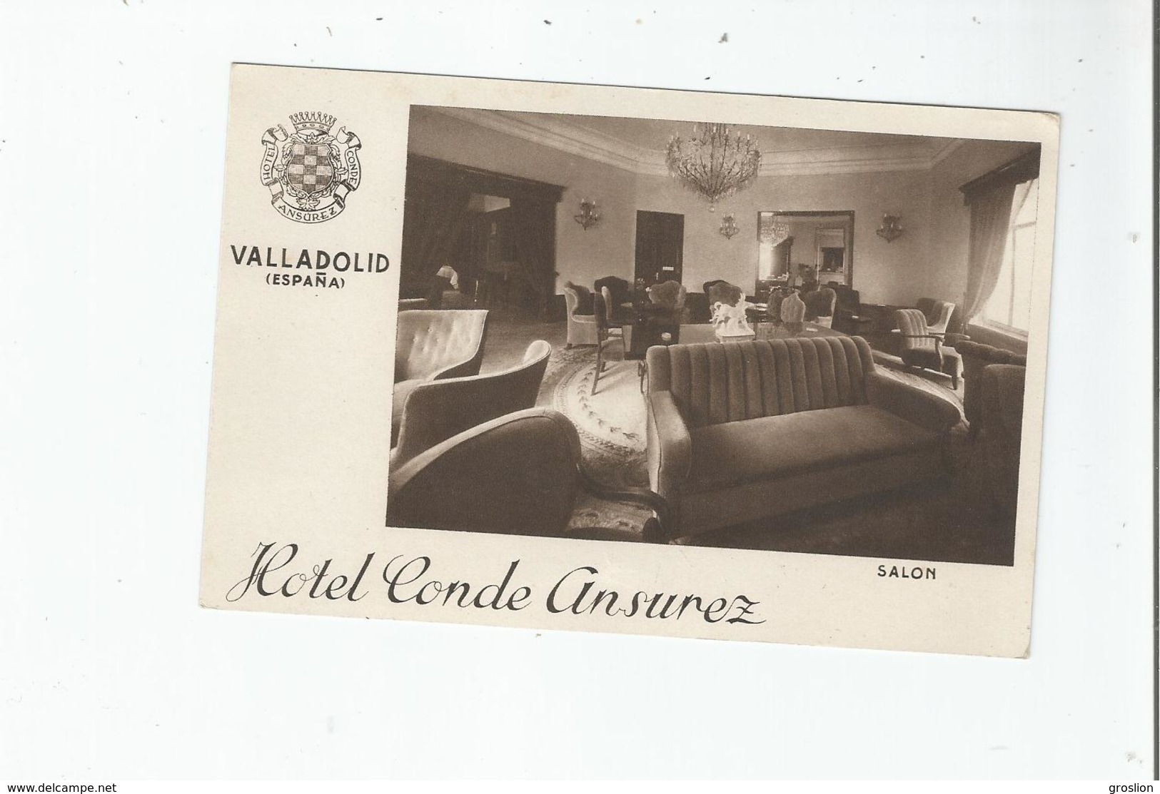 VALLADOLID ( ESPANA)  HOTEL CONDE ANSUREZ SALON