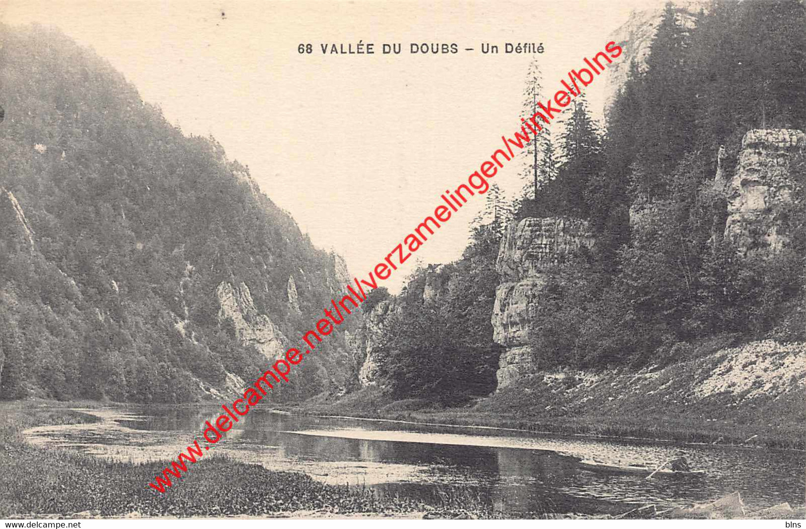 Vallée du Doubs - un défilé - Doubs - (25) Doubs