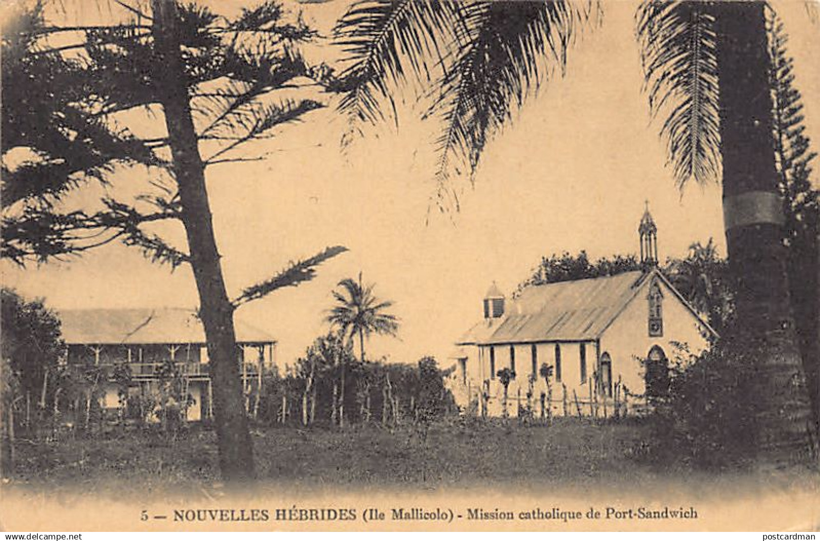 Vanuatu - New Hebrides - PORT SANDWICH - The catholic mission - Publ. UNIS 5