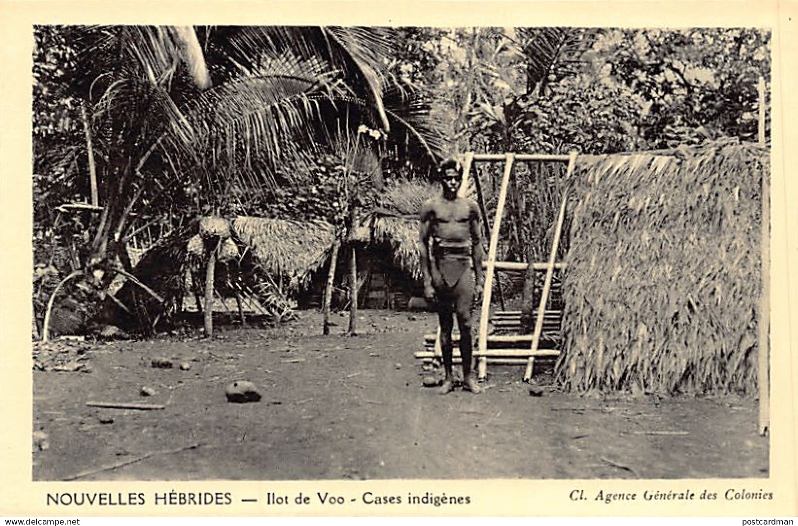 Vanuatu - New Hebrides - VAO ISLAND - Native huts - Publ. Agence des Colonies