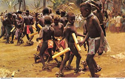 Vanuatu - New Hebrides - Pentecost dancers celebrating the famous Big Jump ceremony - Publ. Fung Kuei