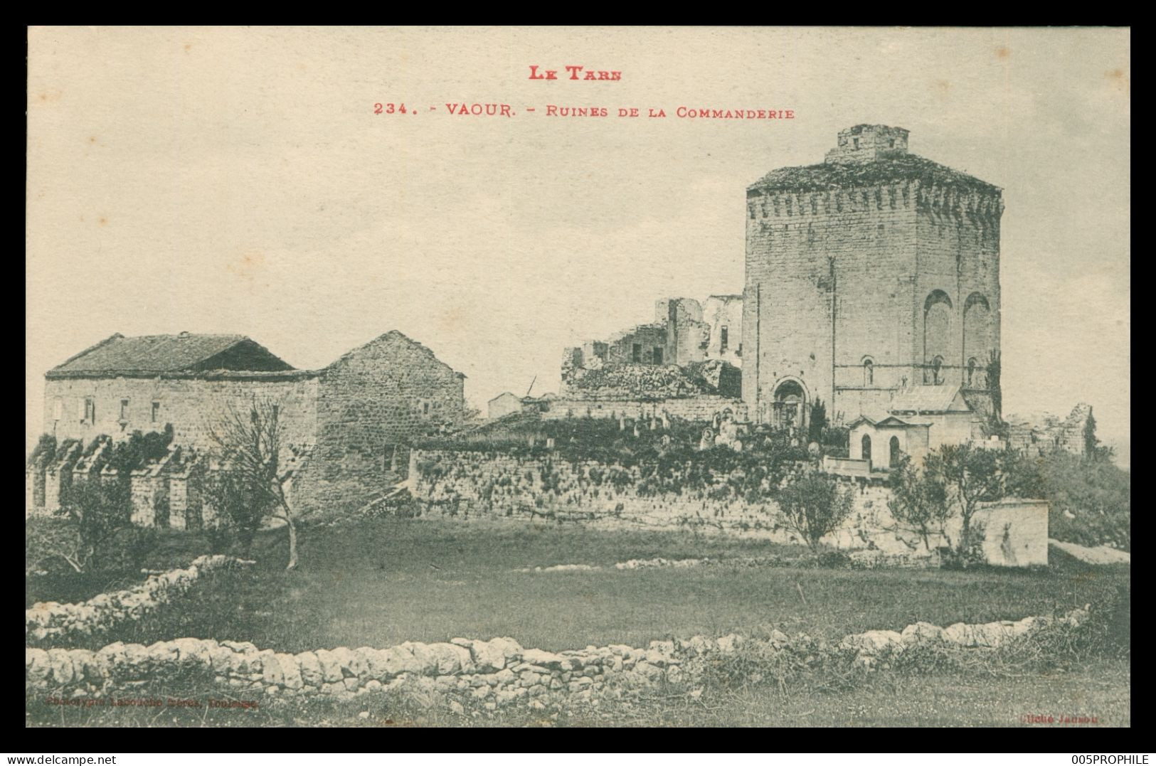 * VAOUR - Ruines de la Commanderie - 234 - LABOUCHE Frères