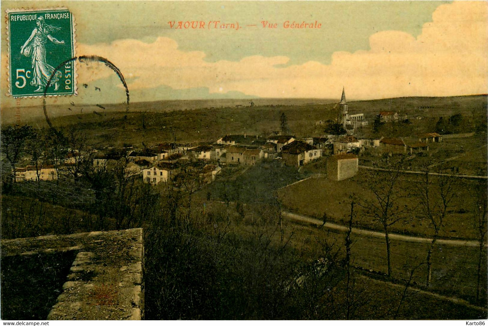 vaour * vue générale du village