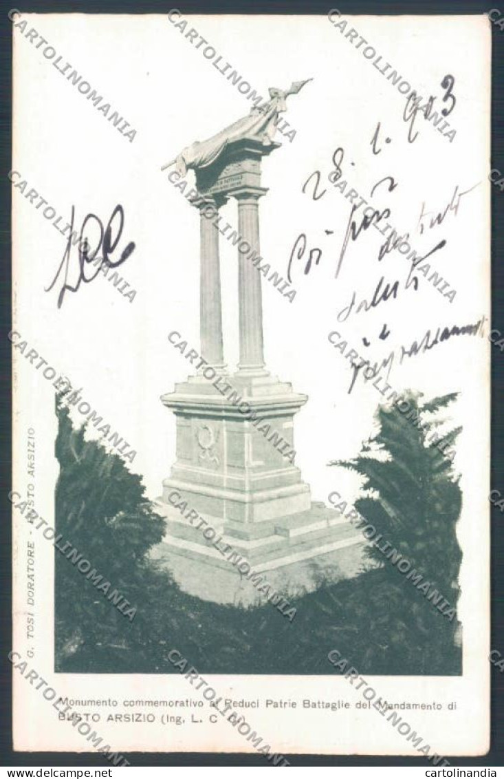 Varese Busto Arsizio cartolina LQ8337