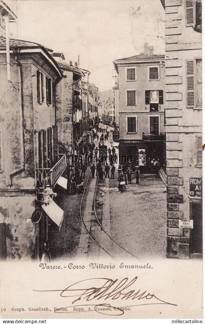 * VARESE - Corso Vittorio Emanuele 1903