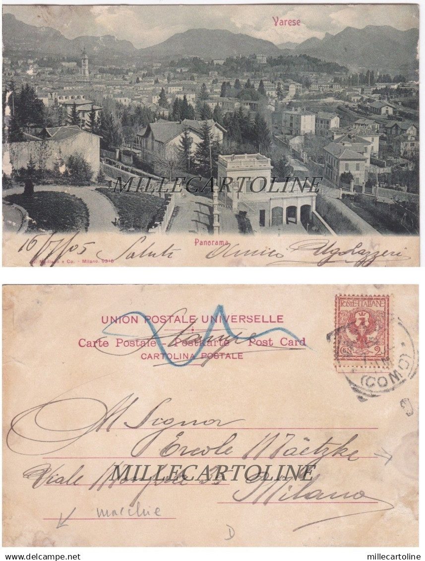 VARESE: Panorama  1905