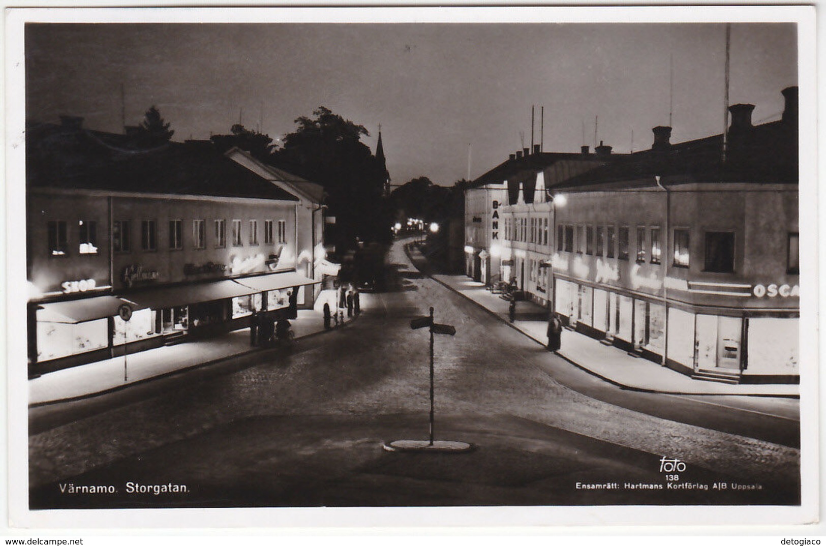 VÄRNAMO - SVEZIA - SWEDEN - VIAGG. 1955 -30859-