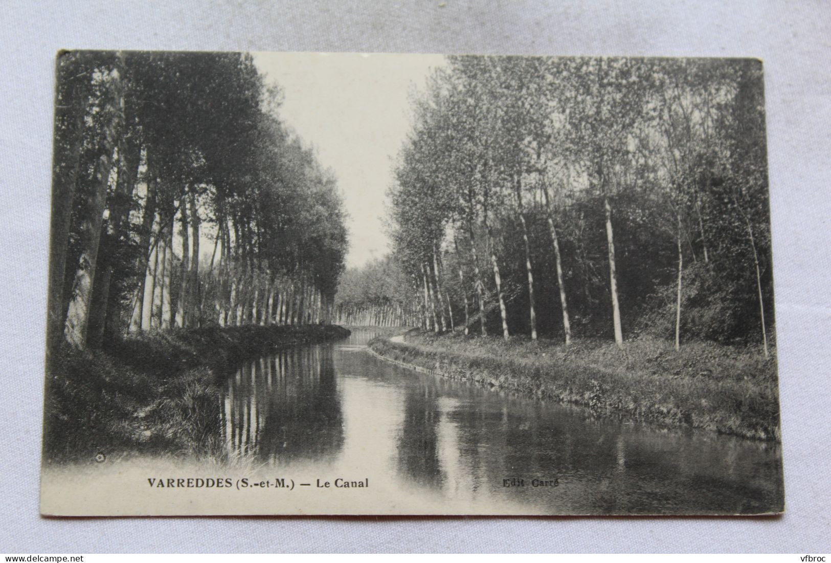 Varreddes, le canal, Seine et Marne 77