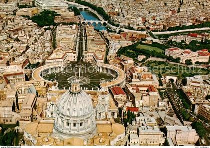 73829484 Vatican Vaticano Vatican-City Fliegeraufnahme mit Petersdom