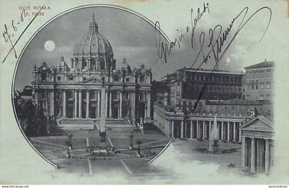 Città del Vaticano - Piazza San Pietro da notte