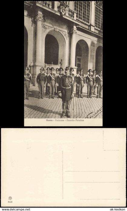 Postcard Vatikanstadt Rom Roma Vaticano Guardia Palatina 1910