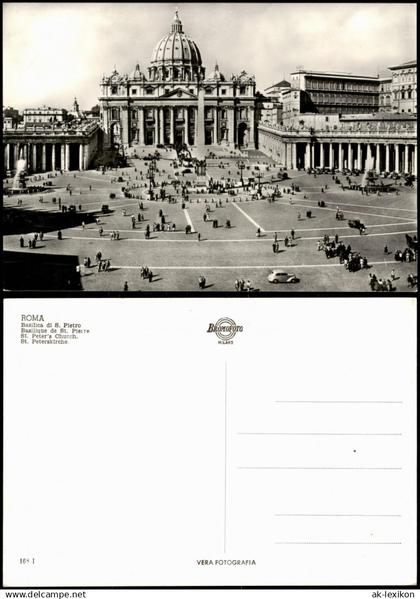 Vatikanstadt Rom Basilica di S. Pietro Basilique de St. Pierre 1960