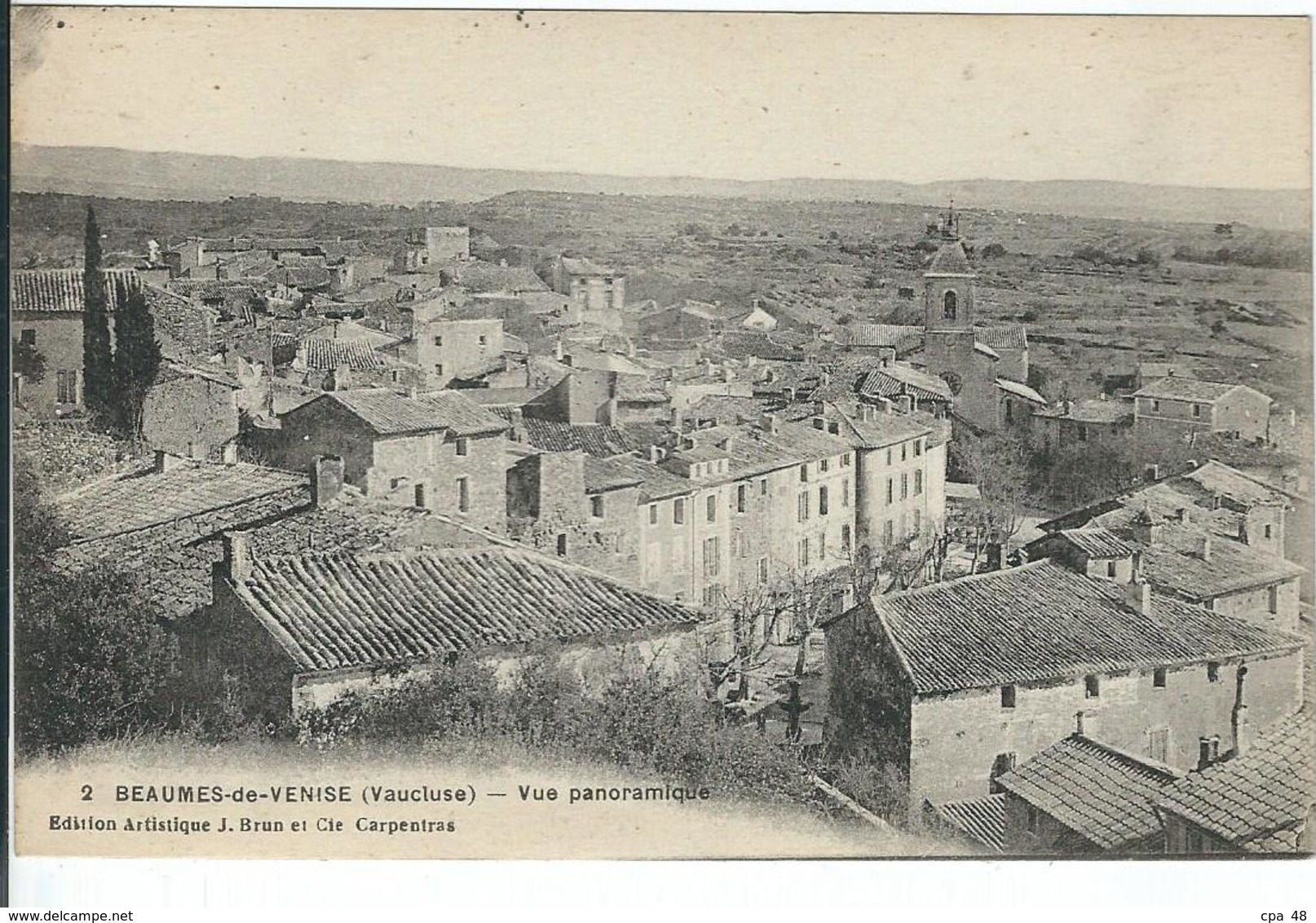 VAUCLUSE : Beaumes de Venise, Vue Panoramique