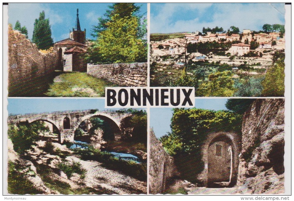 vaucluse :  BONNIEUX  : vues  1967