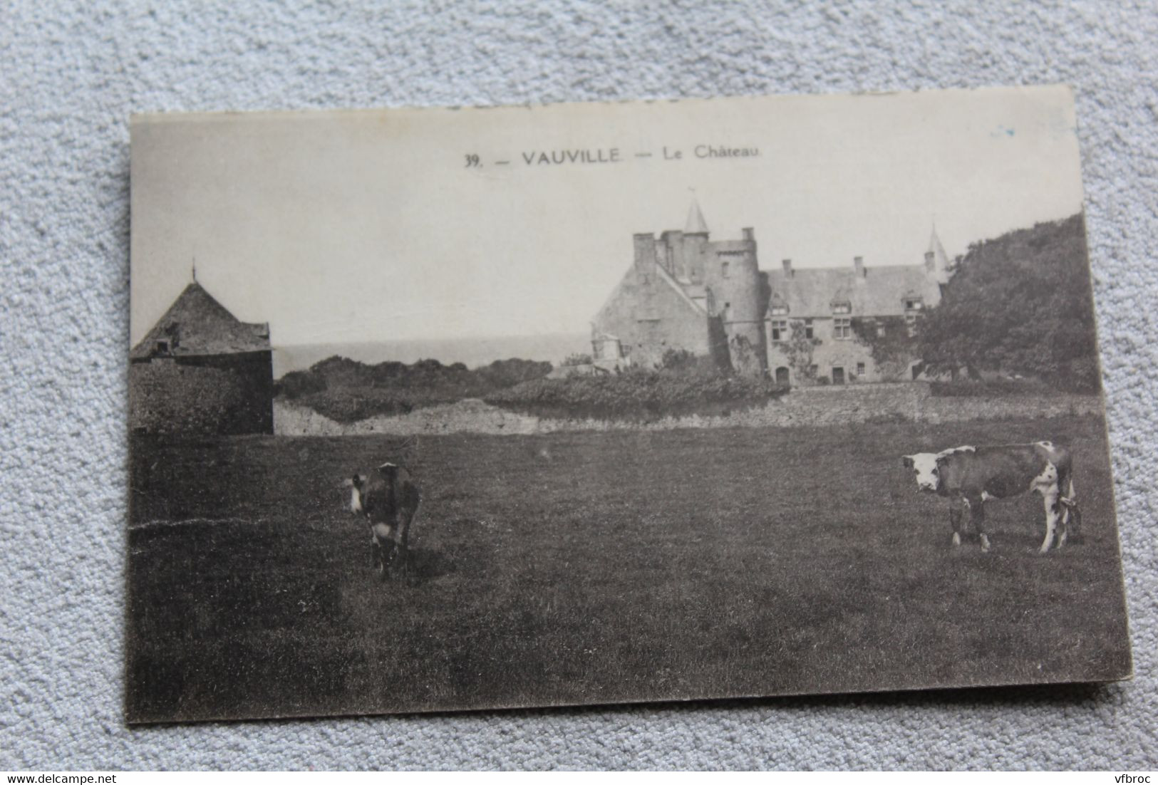 Vauville, le château, Manche 50