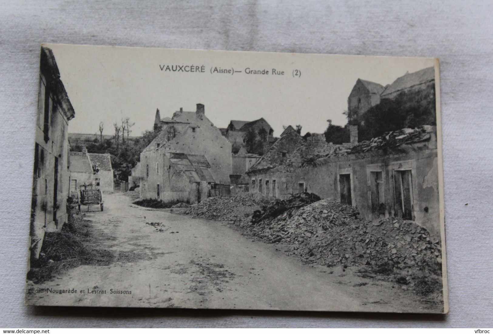 Vauxcere, grande rue, Aisne 02