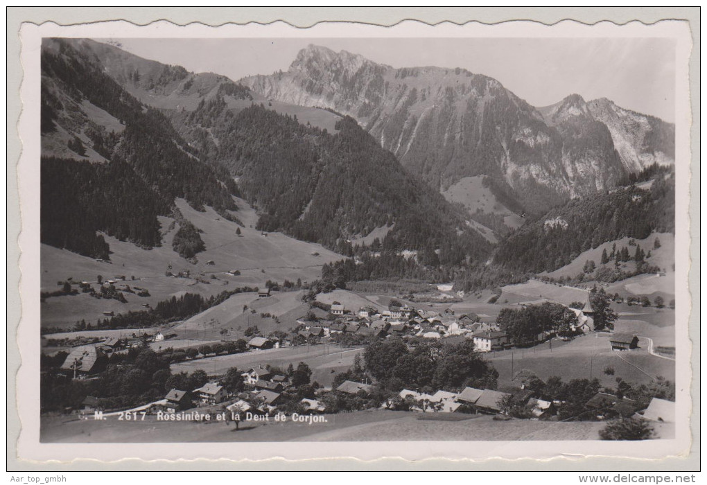 VD ROSSINIÈRE Feldpost Dent de Corjon Photo Morel-Bulle #2617