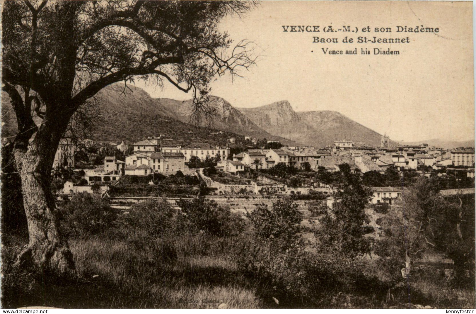 Vence, et son Diademe, Baou de St-jeannet - Vence and his Diadem