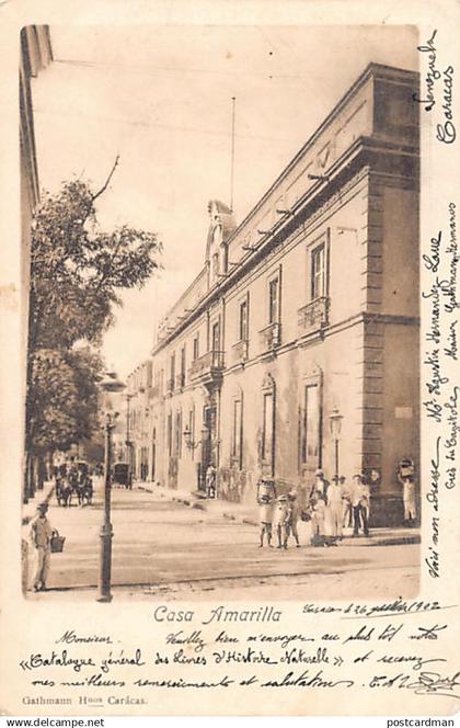 Venezuela - CARACAS - Casa Amarilla - Ed. Gathmann Hermanos