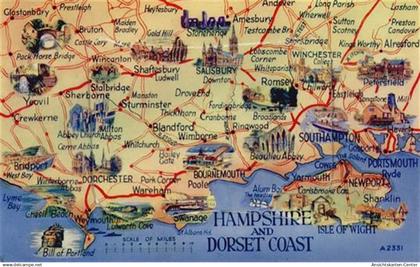 55096563 - Hampshire (Grossbritannien) Leporello I-II