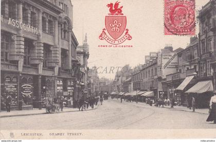 ENGLAND - Leicester - Granby Street - Embossed Arms of the City - Tuck 1907