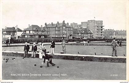 England - Sx - HOVE Bowling Green (Showing Viceroy Lodge)