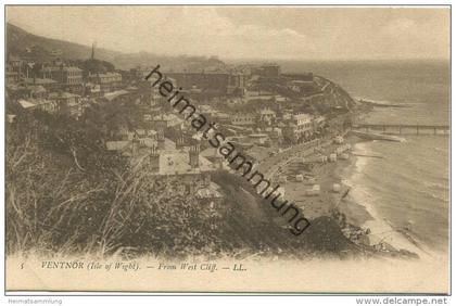 Isle of Wight - Ventnor - From West Cliff ca. 1905