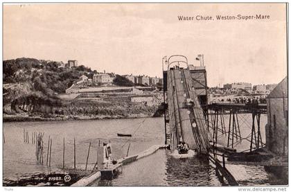 WATER CHUTE WESTON-SUPER-MARE CARTE GLACEE