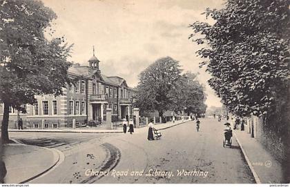 England - Sussex - WORTHING Chapel Road and Library