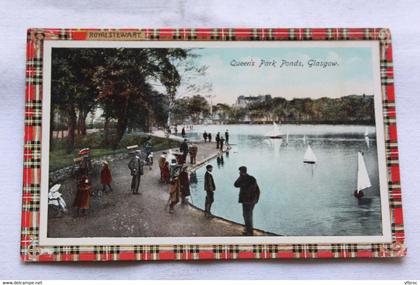 Glasgow, queen's park ponds, Ecosse