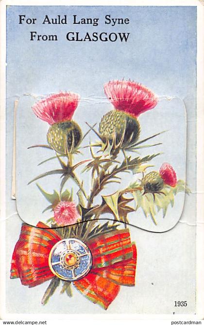 Scotland Lanarkshire - GLASGOW For Auld Lang Syne - Sachet Postcard