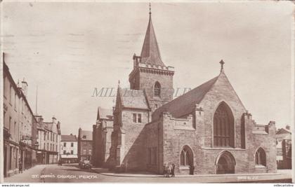 SCOTLAND - St. John's Church - Perth - Photo Postcard 1928