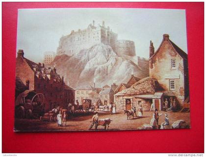 CPM-ECOSSE -EDINBURGH CASTLE 1818 -NON VOYAGEE-PHOTO RECTO /VERSO -CARTE EN BON ETAT