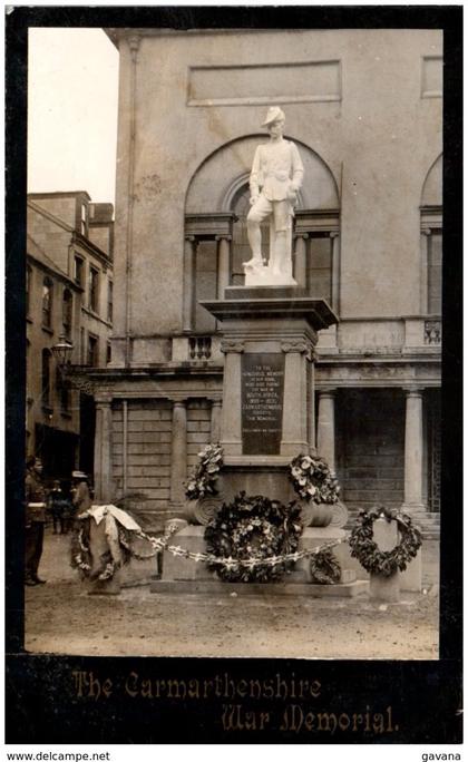 CARMARTHENSHIRE - The Carmarthenshire War Memorial