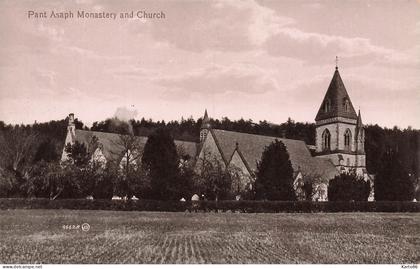 pantasaph n flintshire , wales * church and monastery * pays de galles uk