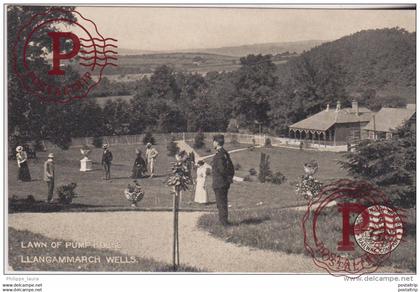 LLANGAMMARCH WELLS - LAWN OF PUMP HOUSE