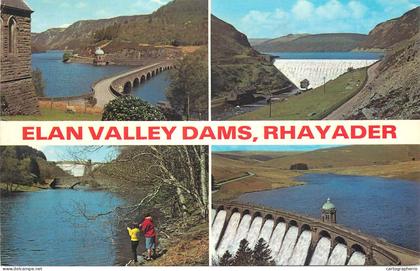 Wales Rhayader Elan Valley Dams multi view