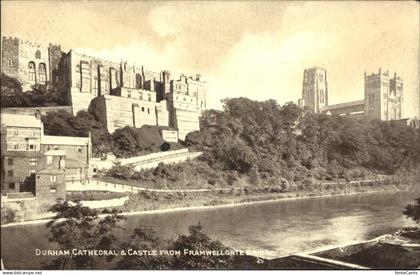 11384492 Durham UK Cathedral Castle Framwellgate Bridge Durham