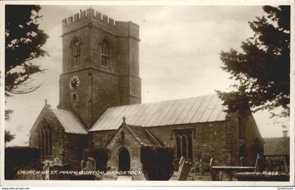 10927838 Dorset Dorset [Handschriftlich] Church St Mary Burton Bradstock *